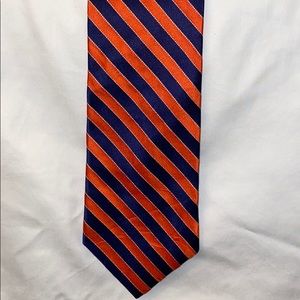 3/$15 Tommy Hilfiger 100% Silk Orange/Blue
